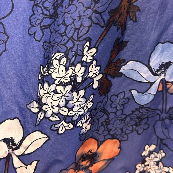 PART TWO Floral Silk Wide Leg Trousers Size S - Picture 5 of 6